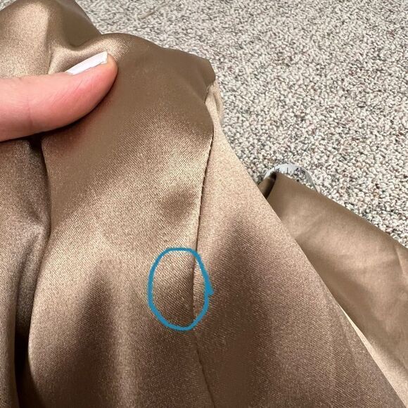 Dressy Collection by Vivian Diamond bronze dress size 0 - Picture 7 of 7